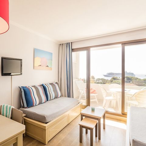 Studio 4 personen - Für – - 1 Schlafbereich - – Terrasse oder Balkon