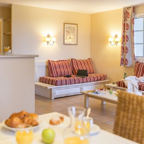 Apartement 7 Personen - - 1 Schlafzimmer + 1 Schlafalkoven - Terrasse oder Balkon - Eco