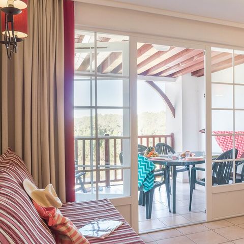 Wohnung 6 personen - 1 Schlafzimmer - 1 Schlafbereich - Terrasse oder Balkon