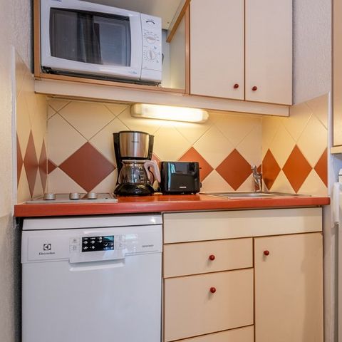 Studio 4 personen - 1 Schlafbereich - Bergblick