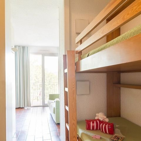 Studio 4 personen - 1 Schlafbereich - Terrasse oder Balkon