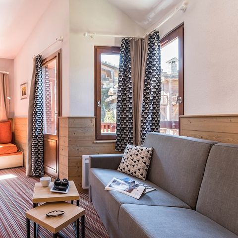 Studio 4 personen - Studio-Balkon