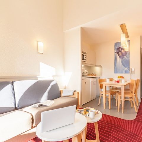 Studio 4 personen - 1 Schlafbereich - Freie Bergsicht