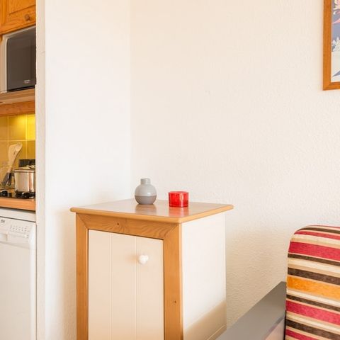 Studio 4 personen - 1 Schlafbereich - Freie Bergsicht