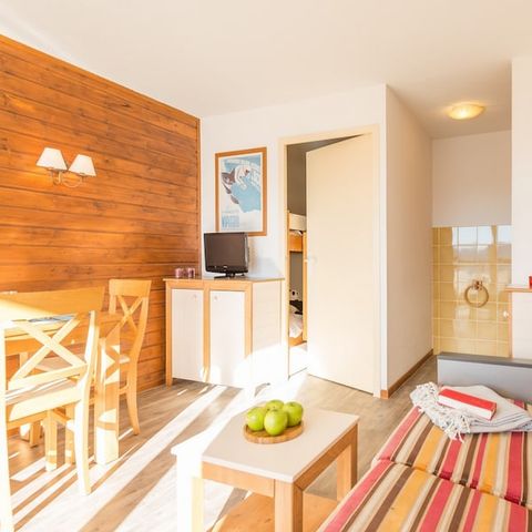 Studio 4 personen - 1 Schlafbereich - Freie Bergsicht