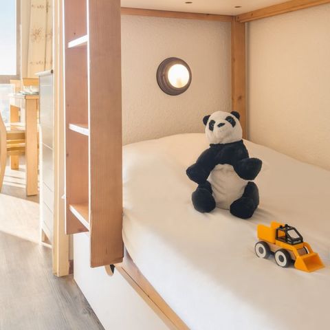 Studio 4 personen - 1 Schlafbereich - Freie Bergsicht