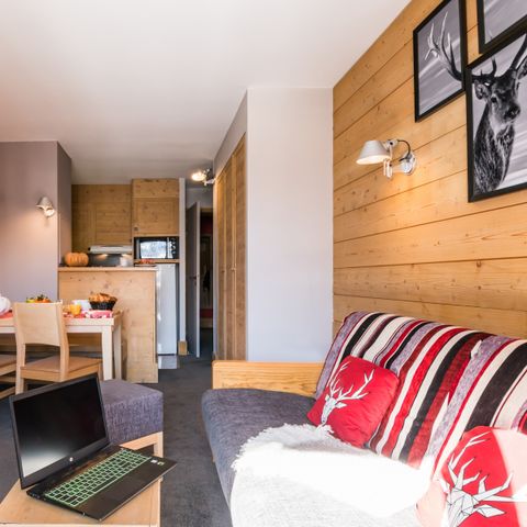 Wohnung 4 personen - - 1 Schlafzimmer - Südlage - Blick auf die Berge
