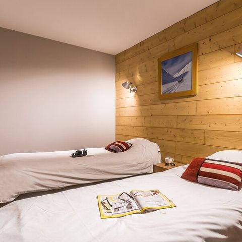 Wohnung 4 personen - - 1 Schlafzimmer - Südlage - Blick auf die Berge