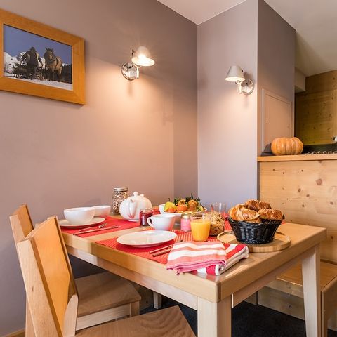 Wohnung 4 personen - - 1 Schlafzimmer - Südlage - Blick auf die Berge