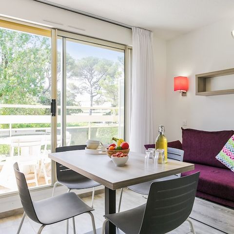 Apartement 4 Personen - Studio Standard-Eco Gartenblick S1Y14IS (max 3 Erwachsene)