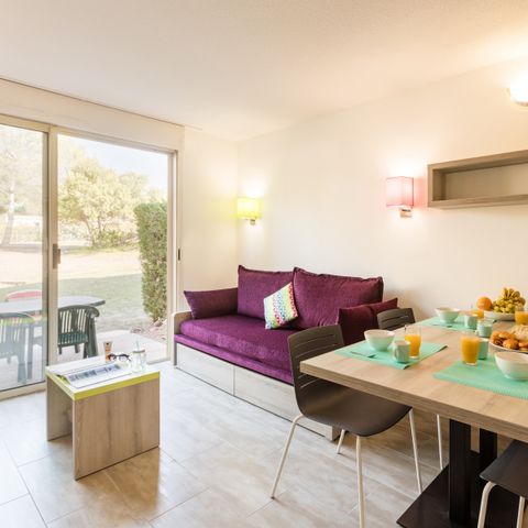 Apartement 5 Personen - (max. 4 Erwachsene) Studio Standard-Eco Gartenblick S1Y15ID