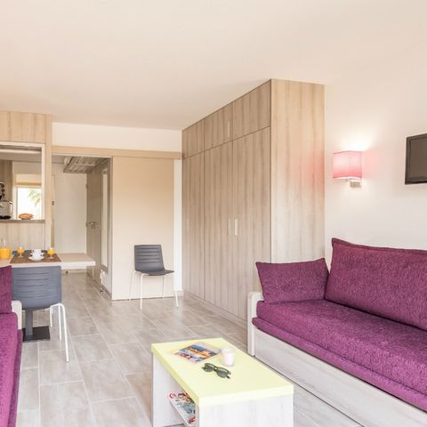 Apartement 5 Personen - Studio Standard-Eco Gartenblick S1Y15IS (max 4 Erwachsene)