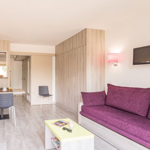 Apartement 5 Personen - (max 4 Erwachsene) Studio Standard-Eco Gartenblick S1Y15IS