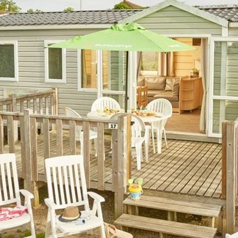 Mobilheim 8 personen - Mobilheim | Classic | 3 Zi. | 6/8 Pers. | Nicht überdachte Hochterrasse