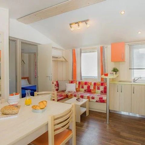 Mobilheim 6 Personen - Mobilheim | Comfort | 3 Zi. | 6 Pers. | Erhöhte Terrasse