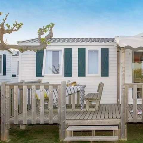 Mobilheim 6 Personen - Mobilheim | Comfort | 3 Zi. | 6 Pers. | Erhöhte Terrasse