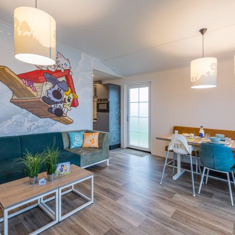 Chalet 5 Personen - Cottage Woezel & Pip + Babybettchen