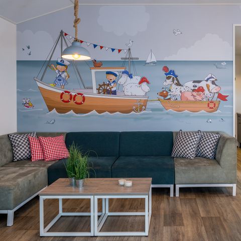 Bungalow 6 Personen - Fien & Teun Kahnhaus mit Kinderbett