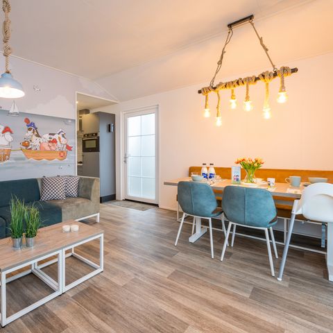 Bungalow 6 Personen - Fien & Teun Kahnhaus mit Kinderbett