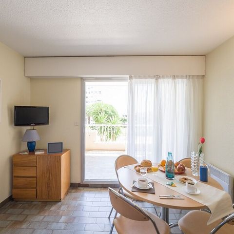 Studio 4 personen - 1 Schlafbereich - Blick auf den Hafen