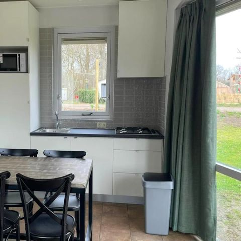 Bungalow 6 Personen - Panorama Fischteich für Bekassine
