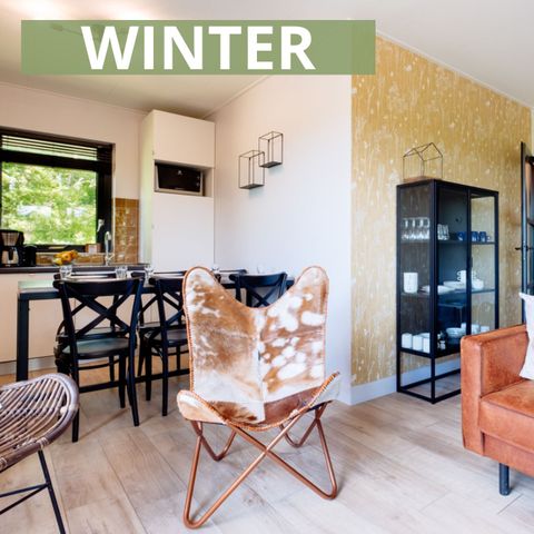 Bungalow 4 Personen - WINTER Diamant Schere Spotty Deluxe
