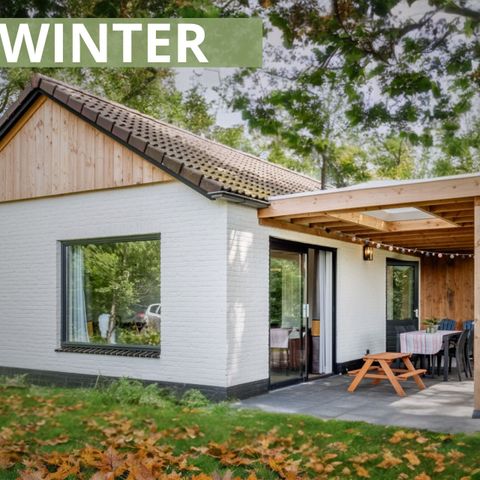 Bungalow 4 Personen - WINTER Diamant Schere Spotty Deluxe