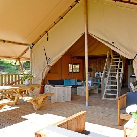 Safarizelt 6 Personen - Spotty Lodge Family (max. 4 Erwachsene)