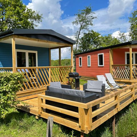 Bungalow 4 Personen - Fisch-Kabine