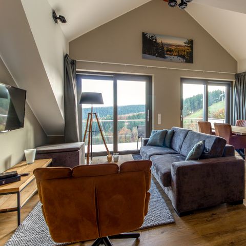 Wohnung 4 personen - stilvoll mit Aussicht 2+2