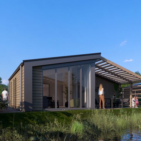 Chalet 6 personen - Würfel-Split-Sauna