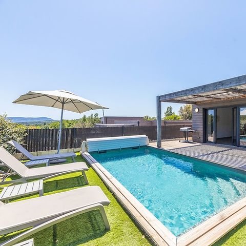 FERIENHAUS 6 Personen - - 3 Schlafzimmer - Klimatisiert - 7m privater Swimmingpool - Garten