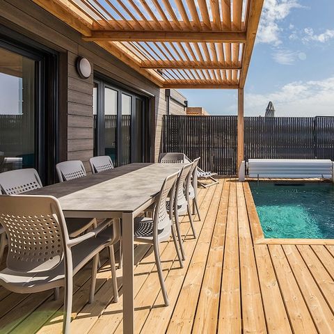 FERIENHAUS 8 Personen - - 4 Schlafzimmer - Klimaanlage - 4m privater Swimmingpool - Terrasse