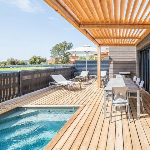 FERIENHAUS 8 Personen - - 4 Schlafzimmer - Klimaanlage - 4m privater Swimmingpool - Terrasse