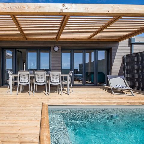 FERIENHAUS 8 Personen - - 4 Schlafzimmer - Klimaanlage - 4m privater Swimmingpool - Terrasse