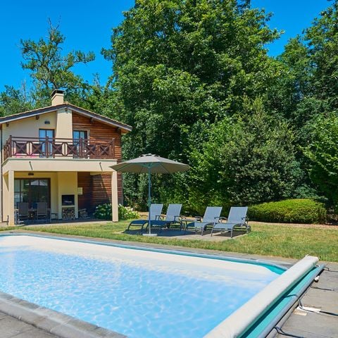 Bungalow 8 Personen - Margaux Deluxe + Pool