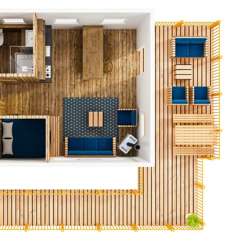 LODGE 8 Personen - Wasserhäuschen