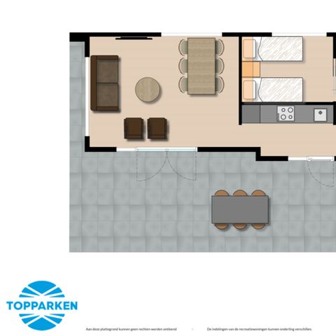 Bungalow 4 Personen - Silva Wellness (Whirlpool)