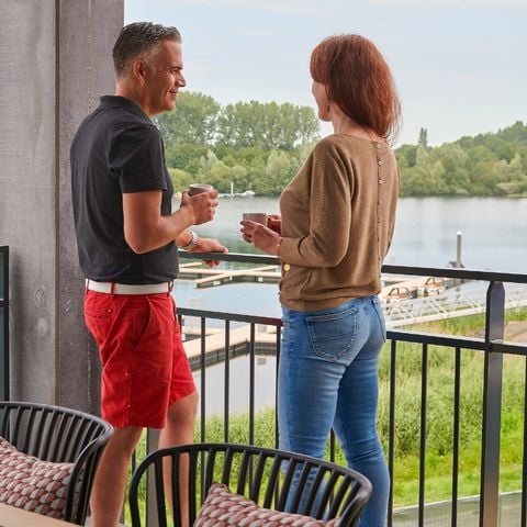 Apartement 2 Personen - Panoramablick mit Blick auf den See