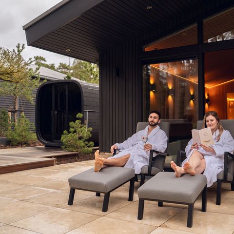 FERIENHAUS 2 Personen - Wellness-Suite „Boszicht“ mit Whirlpool und Doppelsauna 