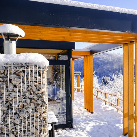 LANDHAUS 6 Personen - Luxus-Cottage mit Außensauna 