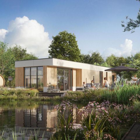 LODGE 6 Personen - Water Lodge 6 Deluxe mit Sauna und Whirlpool