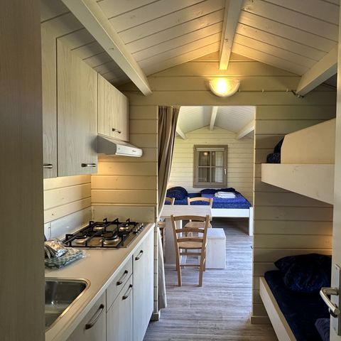 Bungalow 4 personen - Luxus-Wanderhütte