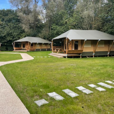 Safarizelt 6 personen - Glamping Familie
