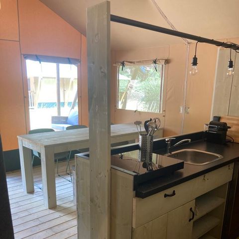 Safarizelt 6 personen - Glamping Familie