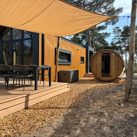 LODGE 6 Personen - Waldhaus mit Whirlpool und Sauna