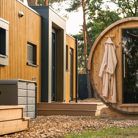 Lodge 6 personen - Waldhaus mit Whirlpool und Sauna