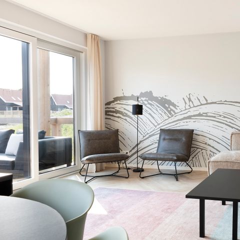 Bungalow 6 Personen - Durchlass Schwarzschwanzschnepfe Wasser