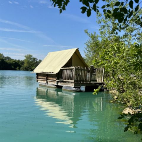 AUßERGEWÖHNLICHE UNTERKUNFT 2 Personen - Schwimmende LAC-Hütte