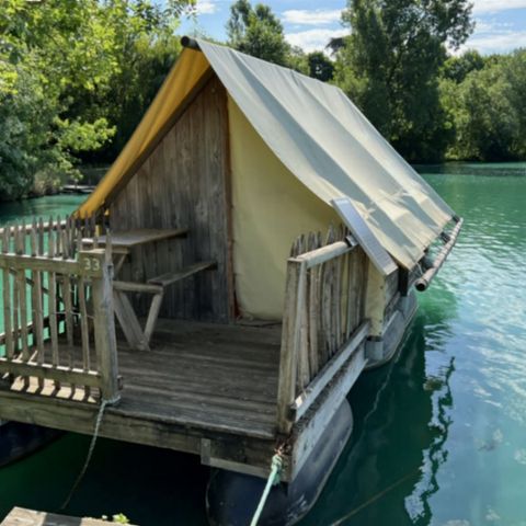 AUßERGEWÖHNLICHE UNTERKUNFT 2 Personen - Schwimmende LAC-Hütte